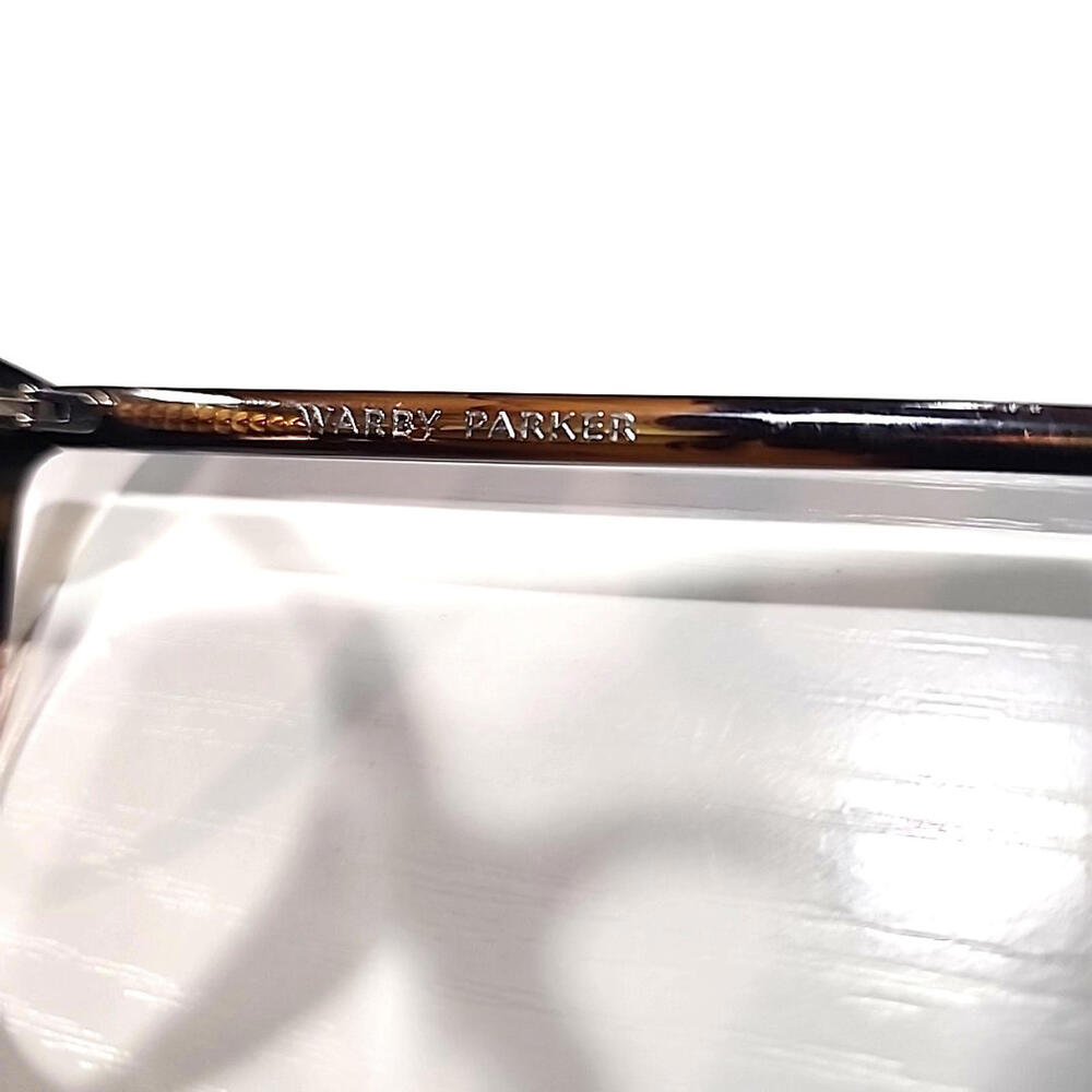 Warby Parker Laurel 615 Brown Clear Fade Round Unisex Eyeglasses Frame 52-17 140 View 5